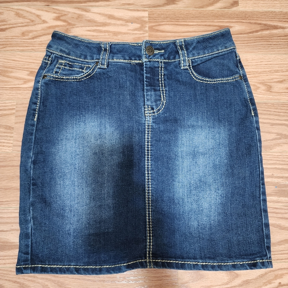 Parasuco Jean Denim Short Skirt Size 4